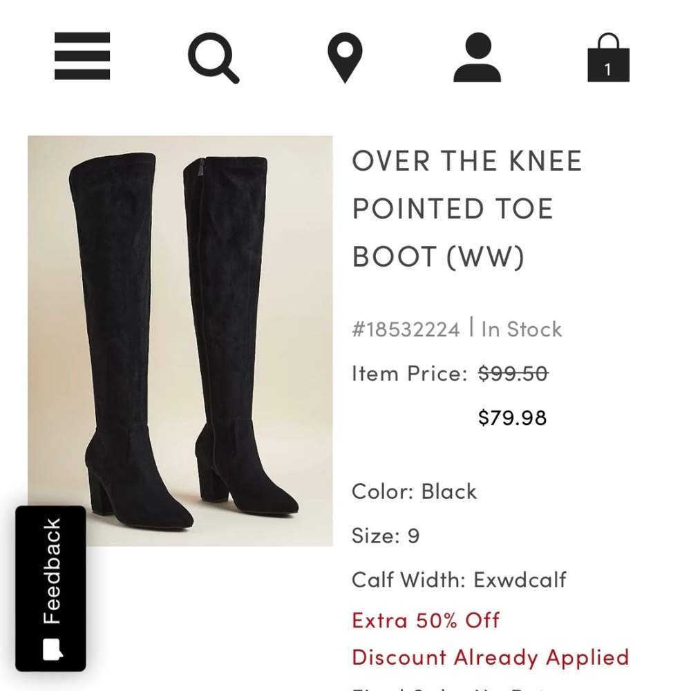Over knee boots